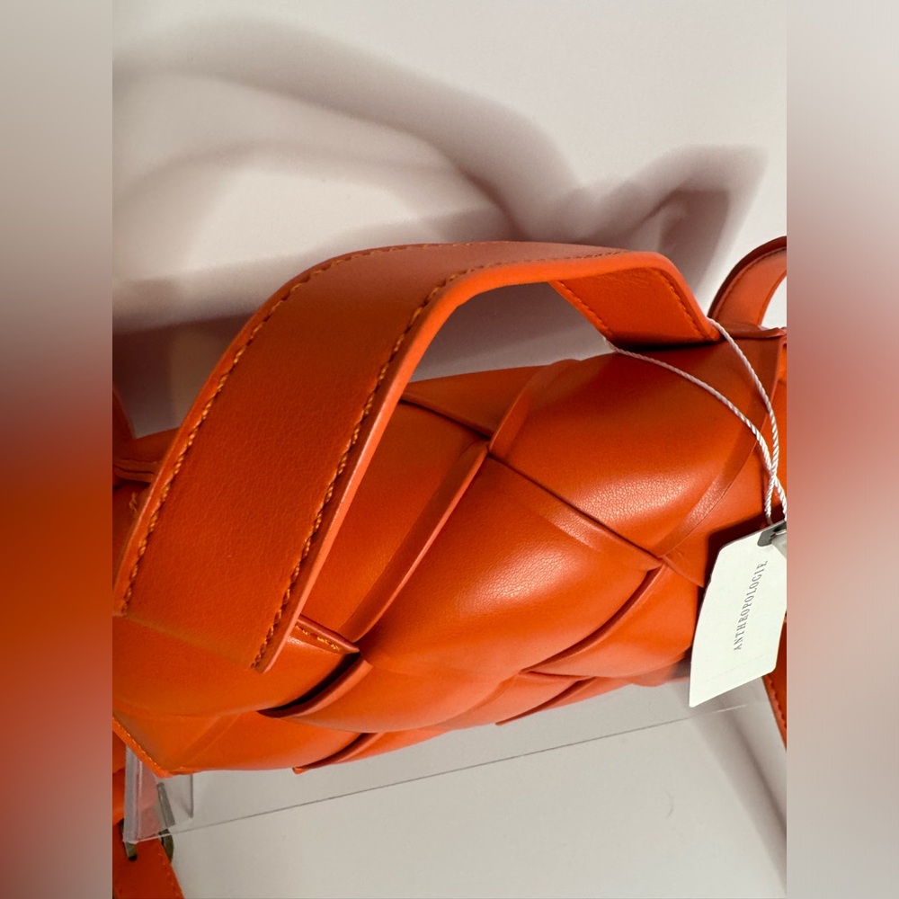 Anthropologie Vibrant Orange Crossbody Bag | NWT - Picture 2 of 14